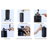 4L vacuum insulated stainless beer dispenser