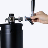 4L vacuum insulated stainless beer dispenser