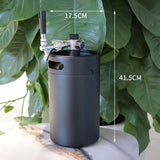 4L vacuum insulated stainless beer dispenser