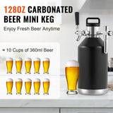 3.8L Double Wall Vacuum Insulated Beer Dispenser