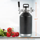 3.8L Double Wall Vacuum Insulated Beer Dispenser