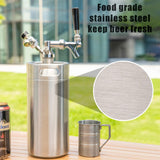 4L Single Wall Mini Keg Tap System