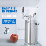 4L Single Wall Mini Keg Tap System