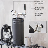 4L Single Wall Mini Keg Tap System